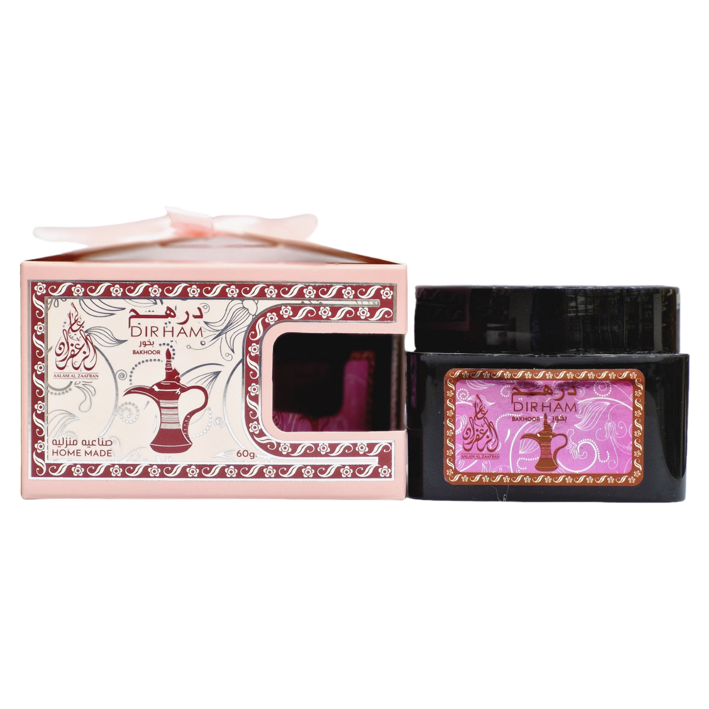 AALAM AL ZAAFRAN BUKHOOR DIRHAM PINK 60GRM