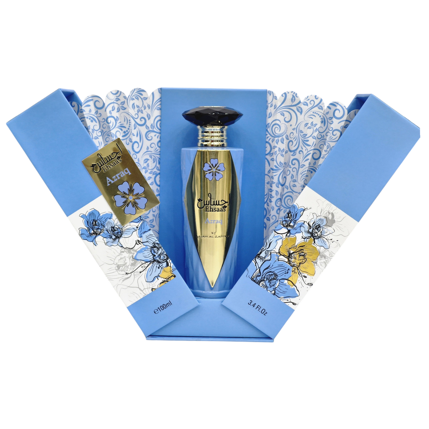 AALAM AL ZAAFRAN EHSAS AZRAQ EDP 100ML