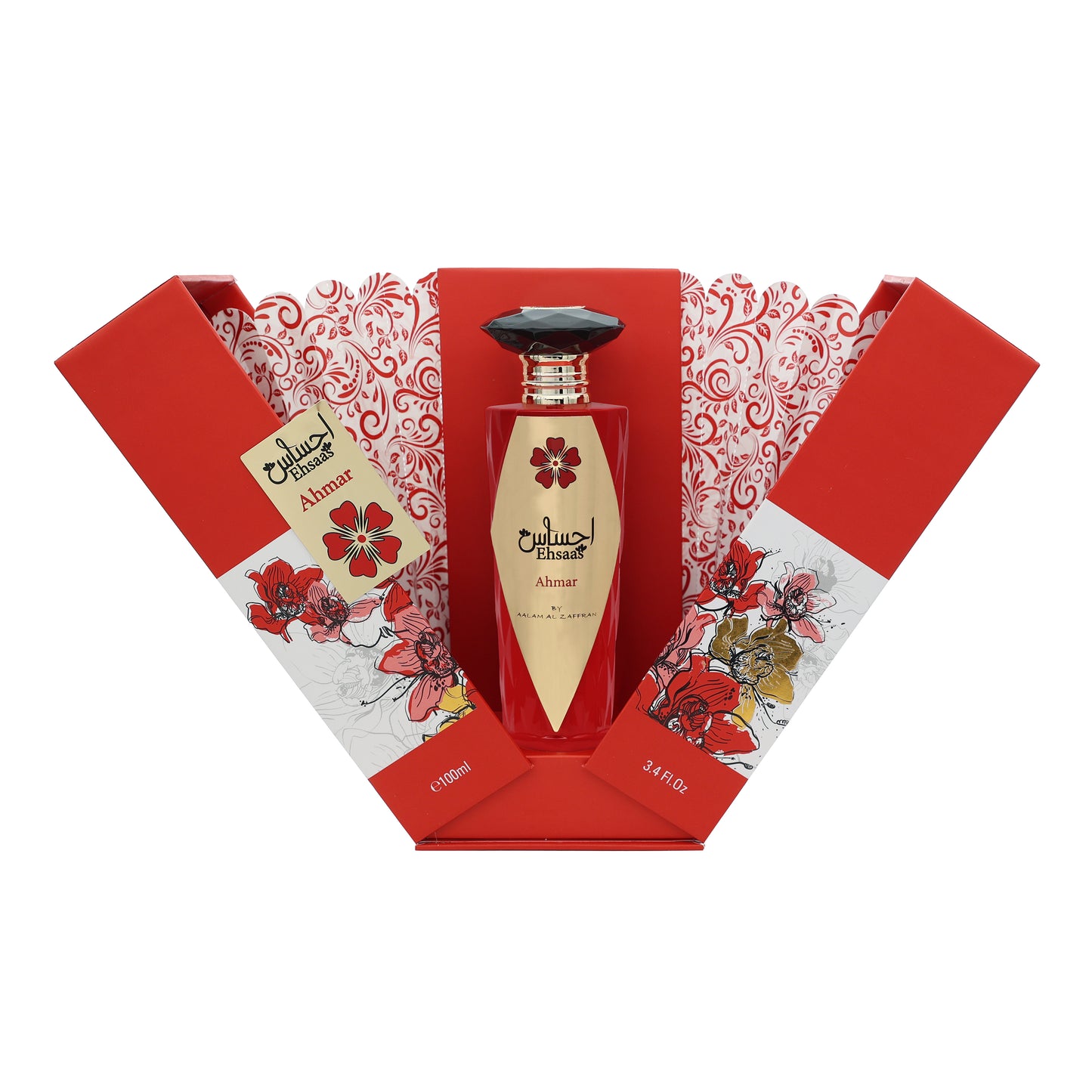 AALAM AL ZAAFRAN EHSAAS  AHMAR EDP 100ML