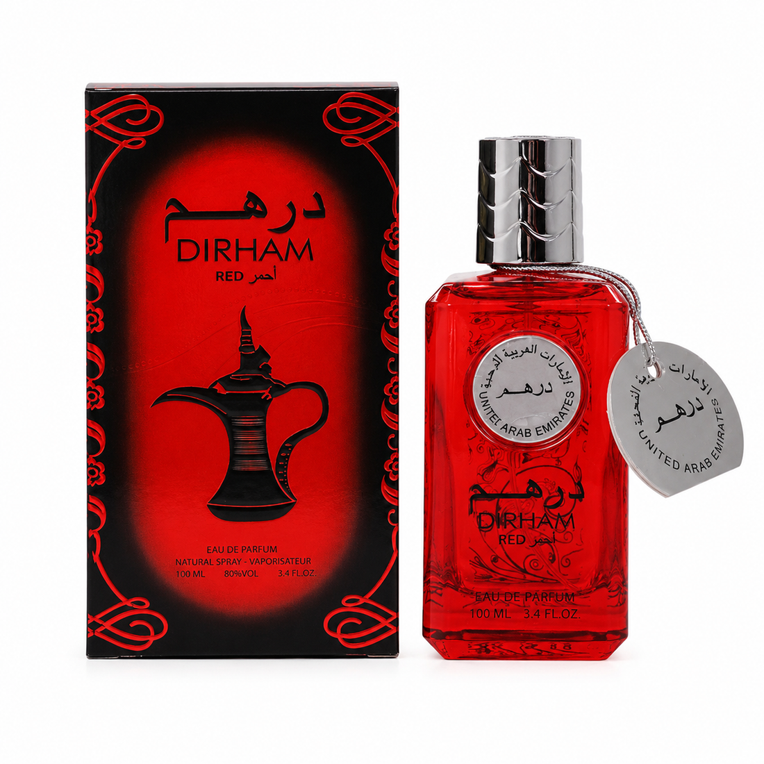 Aalam Al Zaafran Dirham Red EDP 100ML