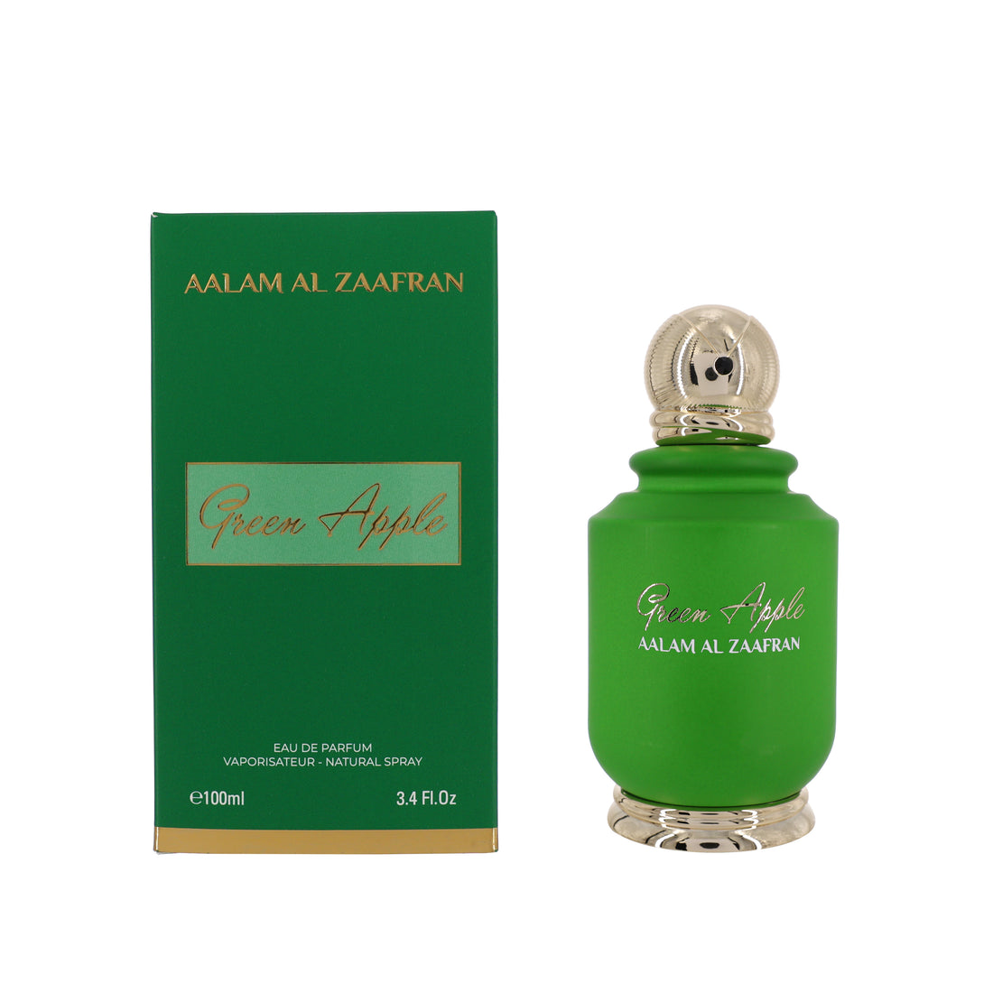 Aalam Al Zaafran Green Apple EDP 100ML
